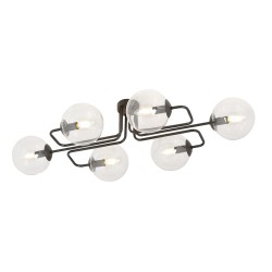 Brendi 6A BL - duży plafon, lampa sufitowa czarna, klosze przezroczyste.jpg