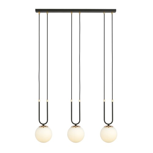 Glam 3 Black - lampa wisząca z elegancją trzech mlecznych, białych  kloszy.jpg