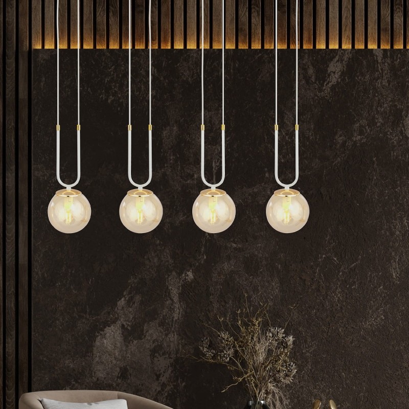 Glam 4 white - nowoczesna lampa wisząca nad stół w kuchni.aranżacja (2).jpg