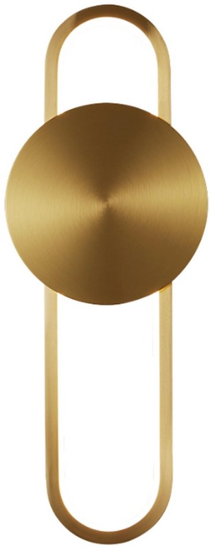 Arya Brass 40 - kinkiet nowoczesny LED, jasny mosiądz.jpg