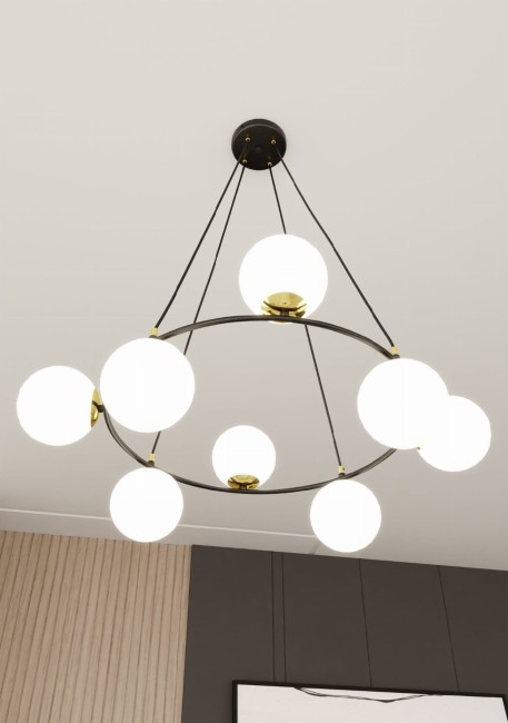 Azura 8 White–  elegancka okrągła lampa wisząca, okrągłe szklane białe kule.jpg