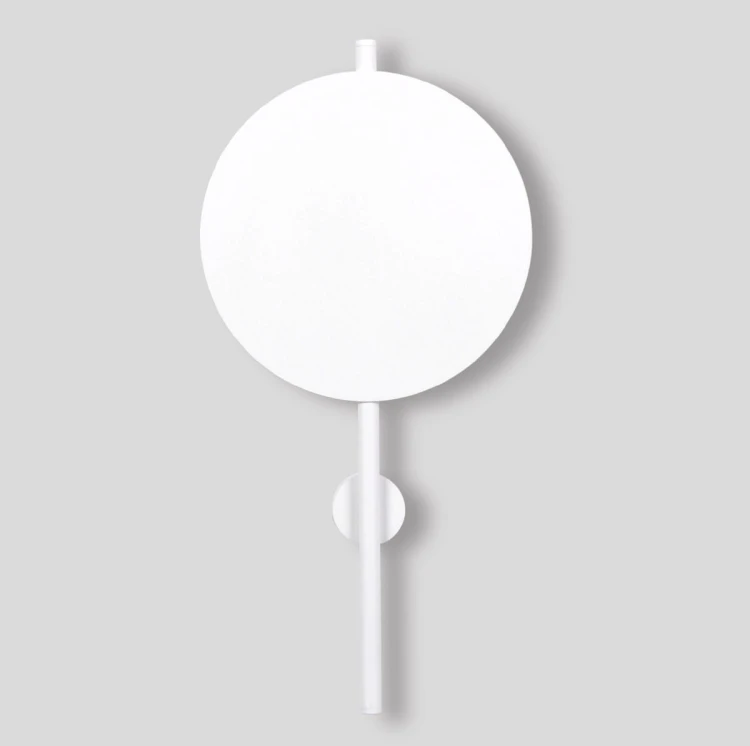 Pero 1 – biały kinkiet ścienny, pojedynczy klosz.jpg