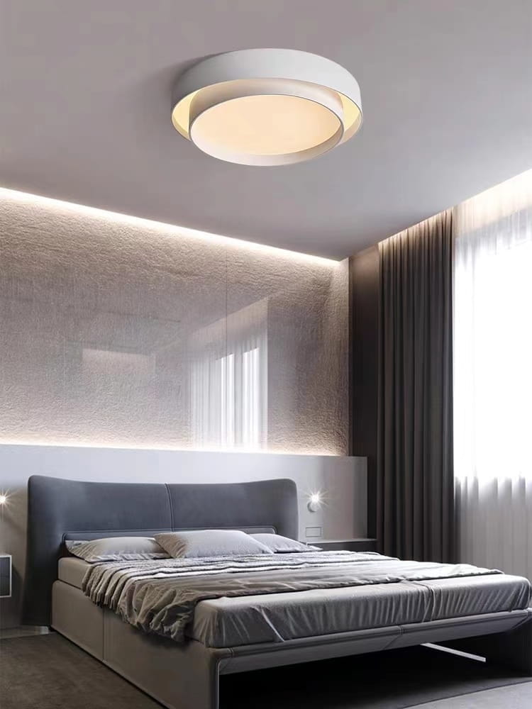 Plafon sufitowy LED - Roma Biała- średnica 50cm aranżacja.jpg