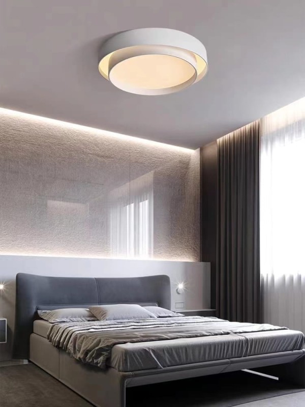 Plafon sufitowy LED - Roma Biała- średnica 50cm aranżacja.jpg