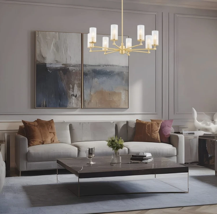 Hampton 74 – duży żyrandol do eleganckiego salonu aranżacja dzień.jpg