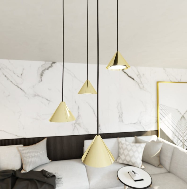 Elit 4 Premium Gold lampa wisząca do salonu w kolorze złotym aranżacja 2.jpg