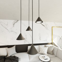 Elit 4 Premium Black lampa wisząca do salonu w kolorze czarnym, cztery klosze aranżacja (2).jpg
