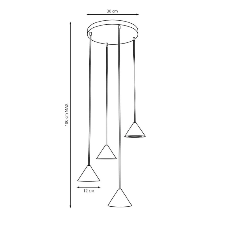 Elit 4 Premium Gold lampa wisząca do salonu w kolorze złotym wymiary.jpg
