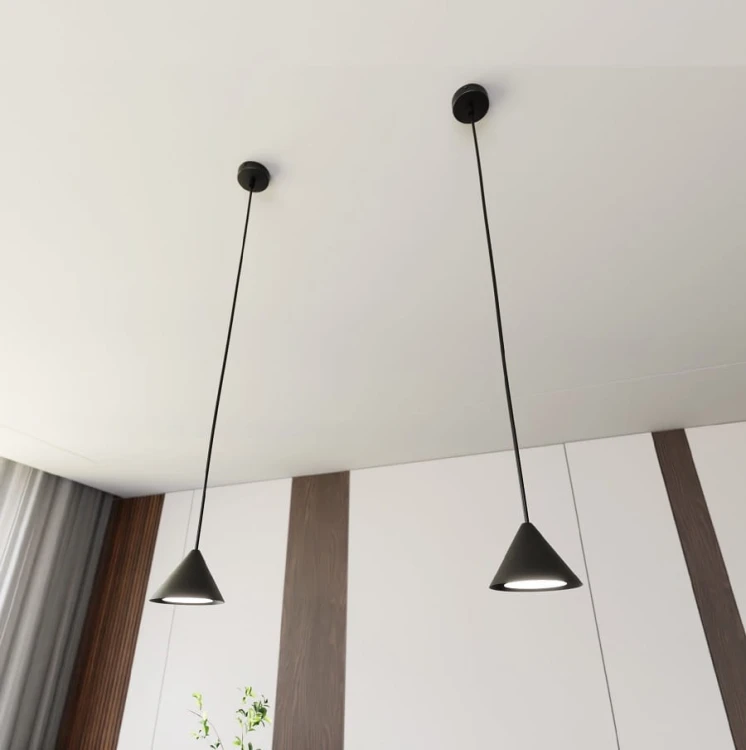 Elit Black 1 pojedyncza lampa wisząca w kolorze czarnym klosz aranżacja (2).jpg