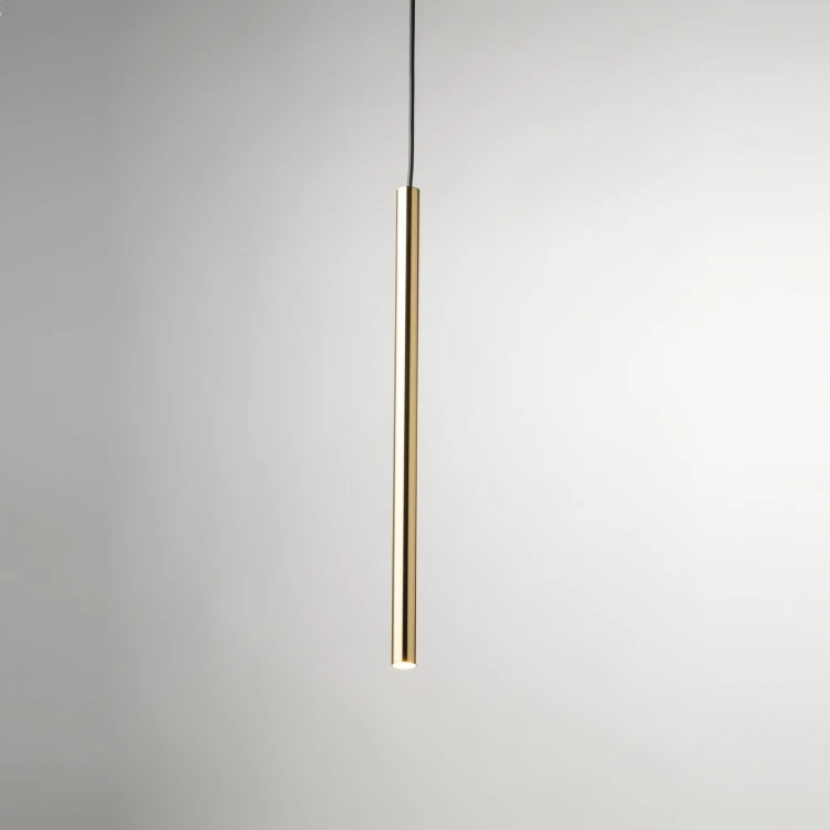 Sopel Lux pojedynczy złoty - długa lampa wisząca pojedyncza, 50cm szczegół.jpg