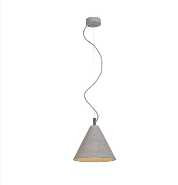 KOBE 3 betonowa lampa sufitowa, wysokość 21 cm