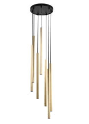 Lampa-punktowa-wisząca-Sopel-Lux-7-Złota-–-nowoczesne-oświetlenie-do-wysokich-wnętrz-i-antresoli.webp