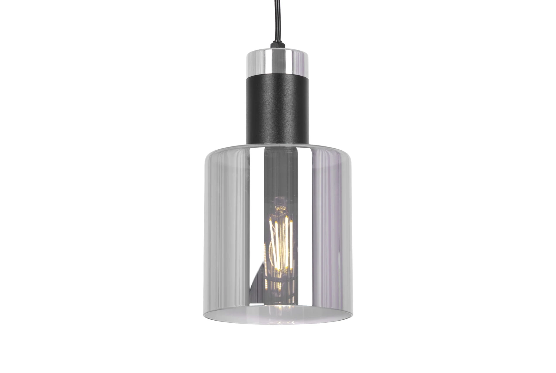 Lampa wisząca nad stół - Brus L trzy klosze szklane klosz(2).jpeg