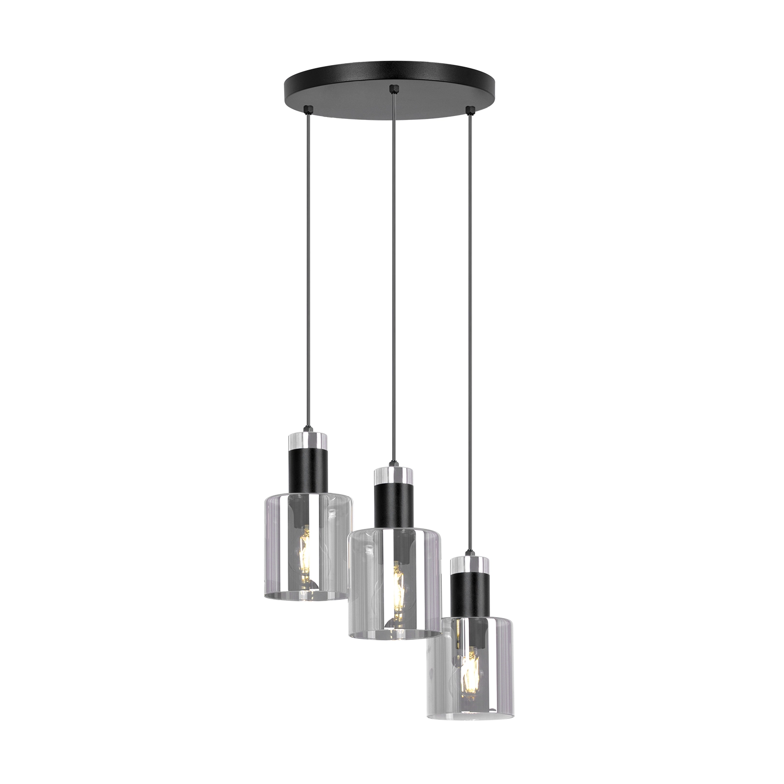 Lampa-wisząca-nad-stolik-kawowy-Brus-S-trzy-klosze-grafitowe.webp