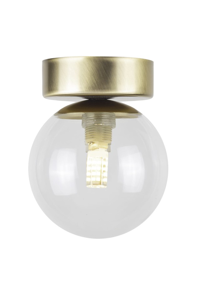 Perla Lux 1 lafon w kolorze złota, ojedyncza przezroczysta kula.jpg