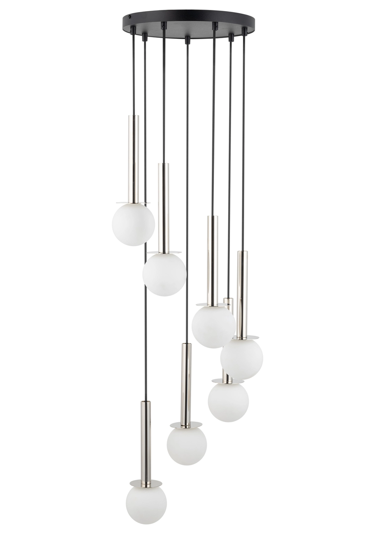 Daisy-7-srebrno-biała-spiralna-lampa-wisząca-do-klatki-schodowej.webp