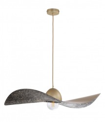 Lampa wisząca  nowoczesna Kapello złoto-czarna  średnica 55cm, 76cm.jpg