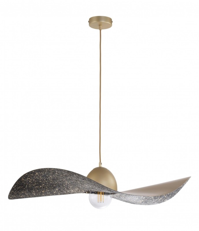 Lampa wisząca  nowoczesna Kapello złoto-czarna  średnica 55cm, 76cm.jpg