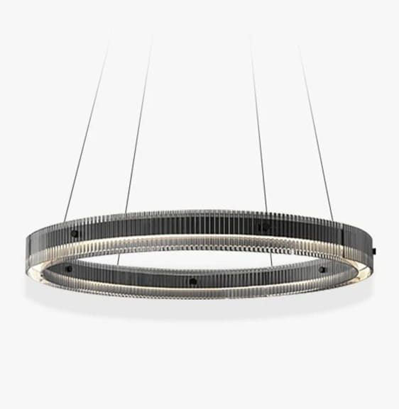 Black Ring czarny okrągły żyrandol, lapma wisząca ring.jpg