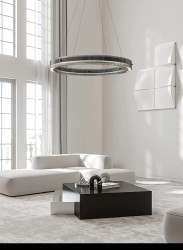 Black Ring czarny okrągły żyrandol, lapma wisząca ring aranżacja (2).jpg