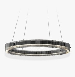 Black Ring czarny okrągły żyrandol, lapma wisząca ring.jpg