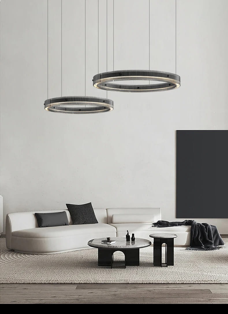 Black Ring czarny okrągły żyrandol, lapma wisząca ring aranżacja.jpg