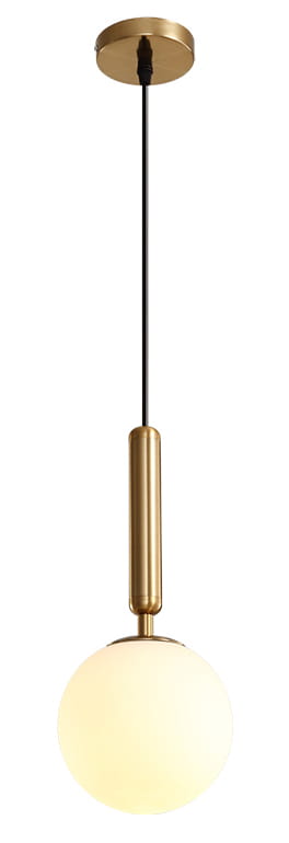 White Ball Brass lampa wisząca.jpg
