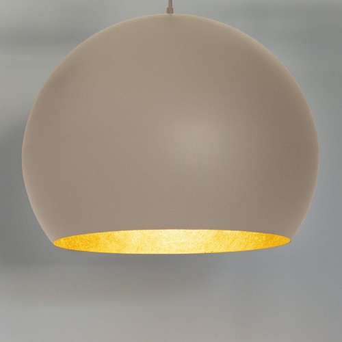 MARGO beżowy złoty lampa wisząca do jadalni i kuchni klosz.jpg