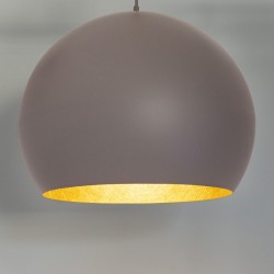 MARGO taupezłoty - lampa wiszaca, średnica 46cm, złota w środku, szczegół.jpg