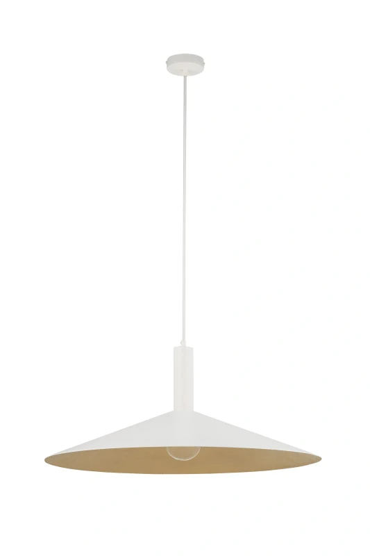 Capri-70-biało-złota-lampa-wiszaca-do-kuchni-stożek-zloty-w-srodku.webp