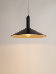 Capri 50 czarno złota lampa wisząca do nowoczesnych wnętrz klosz.jpg