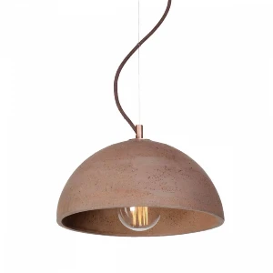 SFERA M betonowa lampa sufitowa, średnica 32 cm