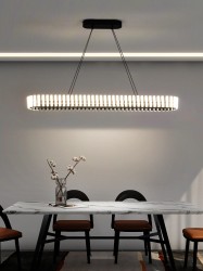Obsidian Long 90  odłużna lampa wisząca LED, kolor czarny.jpg