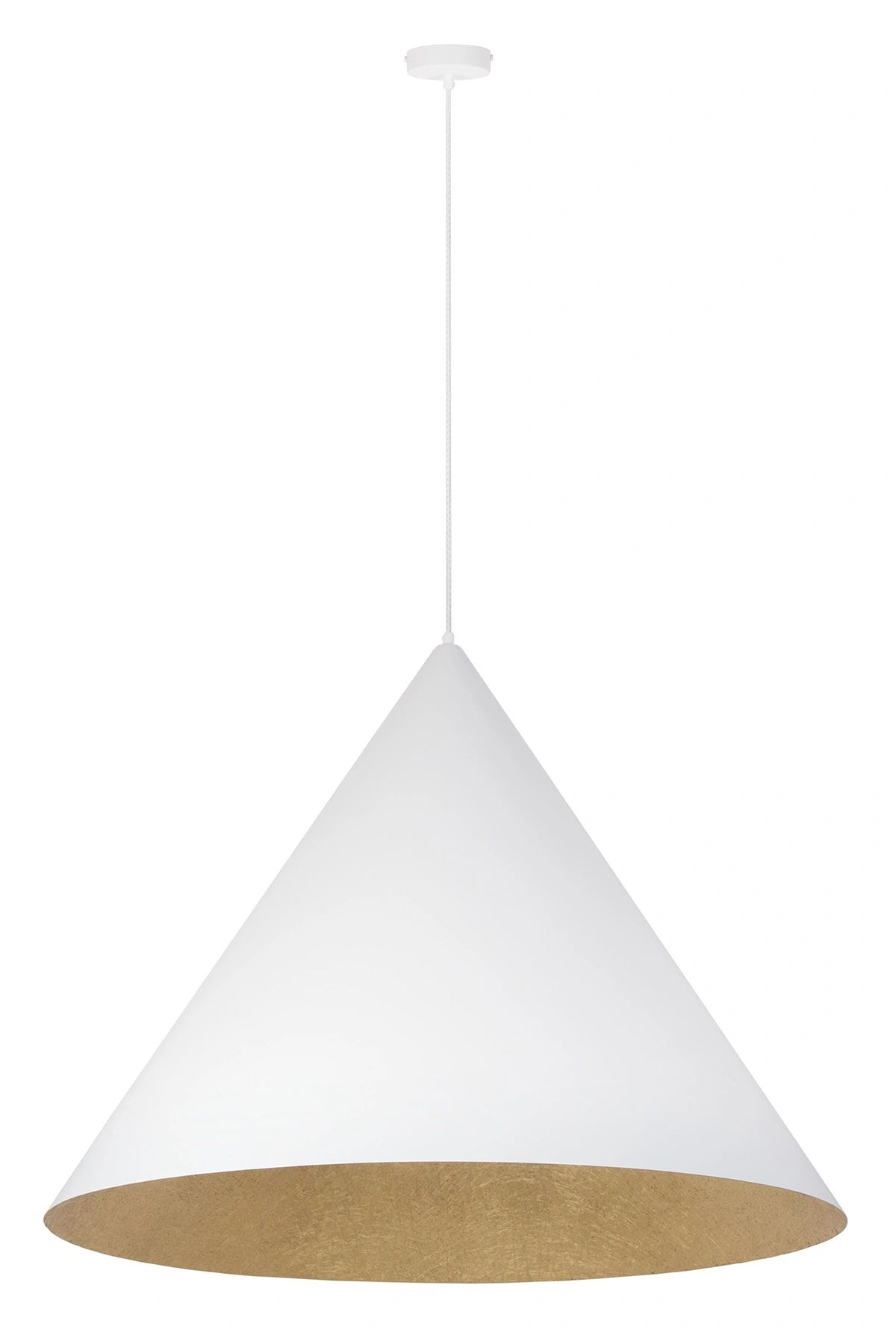 Vesuvio-77-biało-złota-duża-lampa-wisząca-stożek-średnica-77cm-jedna-lub-trzy-żarówki.webp