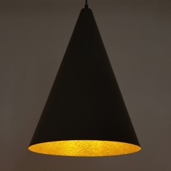 Vesuvio 35 czarno złota lampa wisząca do kuchni jadalni średnica 35cm.jpg