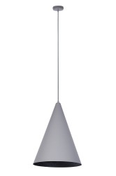 Vesuvio 35 szaro czarny lampa wisząca stożek średnica 35cm.jpg