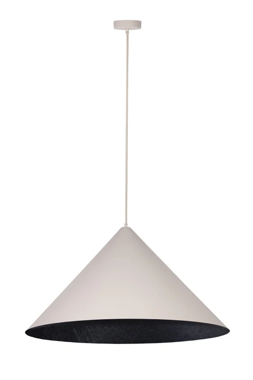 Lampa wisząca Vesuvio 70 beżowo czarna.jpg