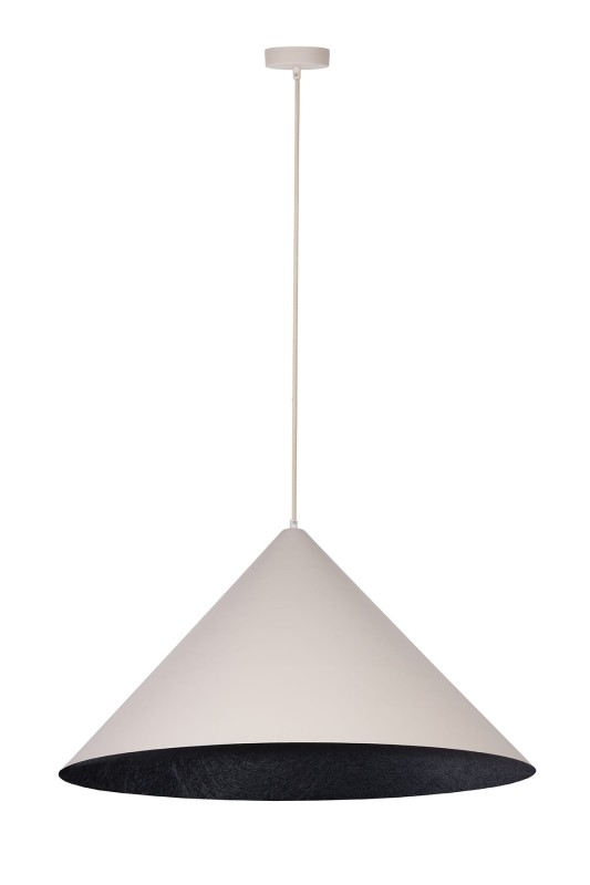 Lampa wisząca Vesuvio 70 beżowo czarna.jpg