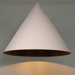 Lampa wisząca Vesuvio 77 beżowo czarna duża klosz.jpg