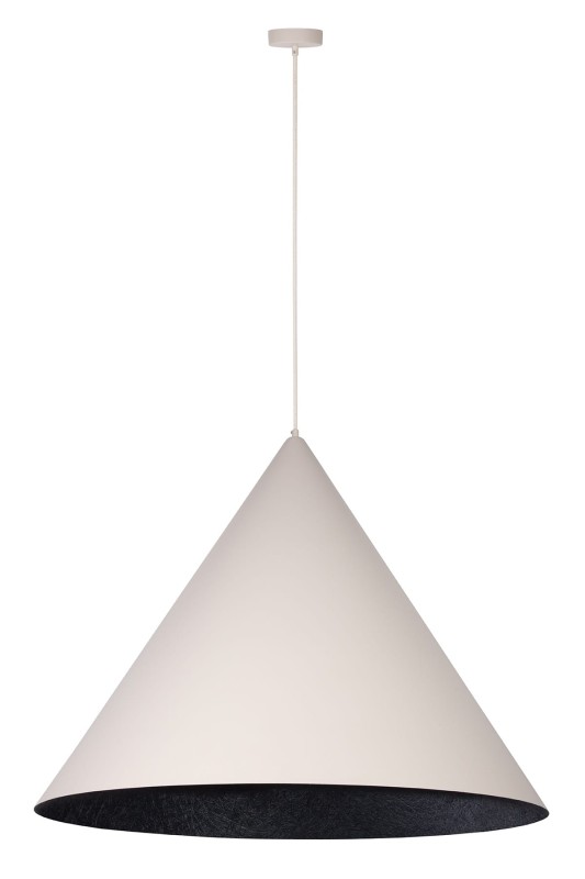 Lampa wisząca Vesuvio 77 beżowo czarna duża.jpg