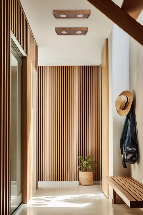 Soul 2 brązowy plafon - lampa sufitowa podwójna drewniana aranżacja.jpg