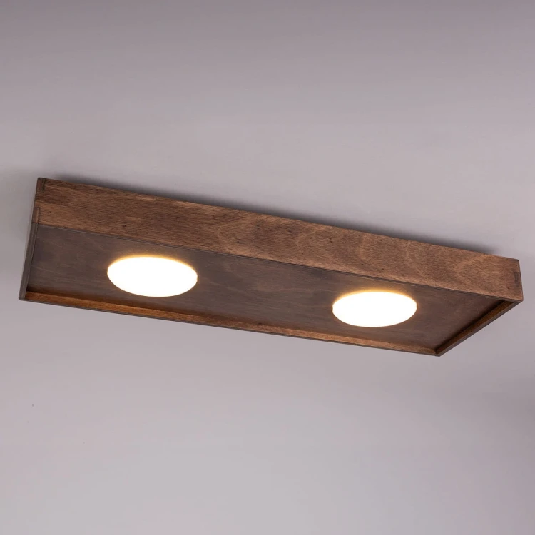 Soul 2 brązowy plafon - lampa sufitowa podwójna drewniana.jpg