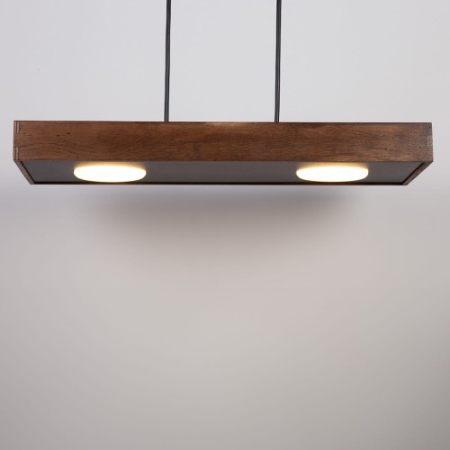 Lampa wiszca dwie żarówki LED  Dalia 2 zwis.jpg