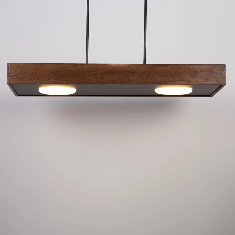 Lampa wiszca dwie żarówki LED  Dalia 2 zwis.jpg