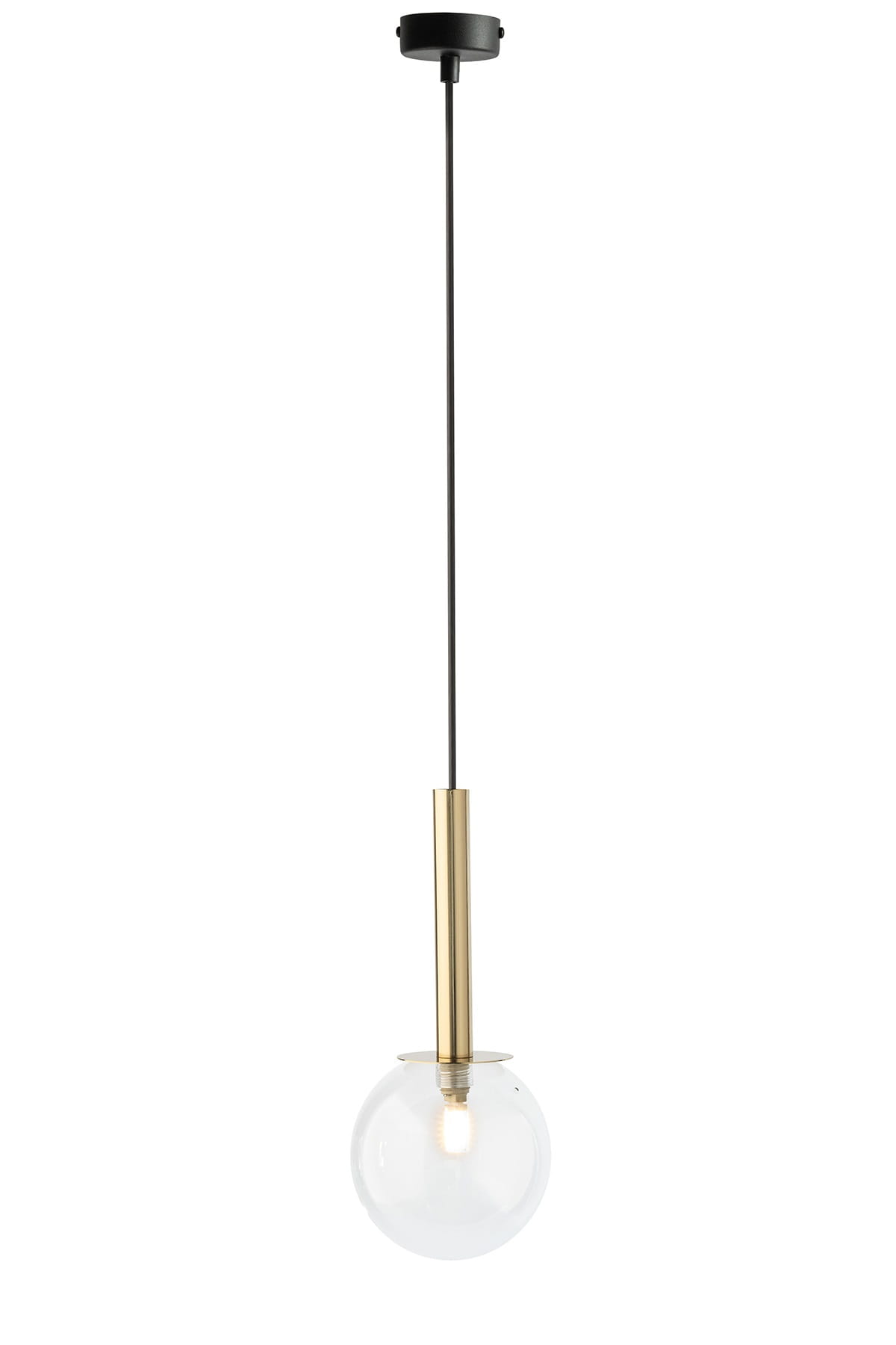 DAISY 1 złoty transparentny pojedyncza lampa wiszaca.jpg