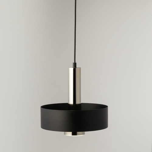 RIF LUX 1 M czarny srebrny pojedyncza lampa wiszaca  żarówka LED (2).jpg