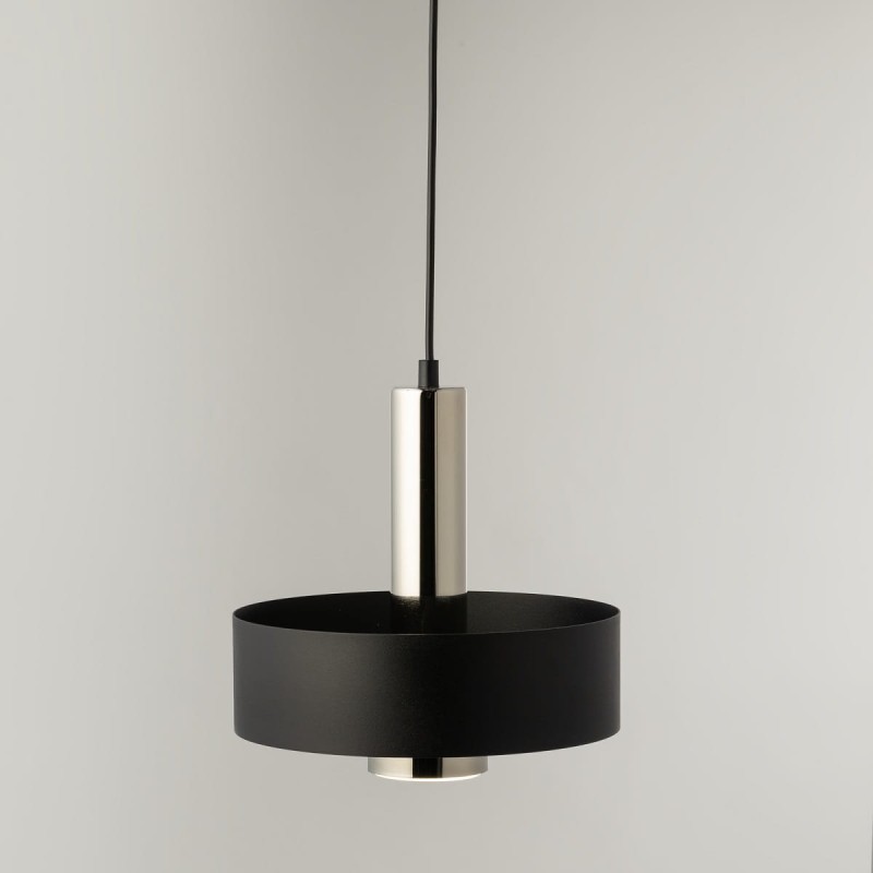 RIF LUX 1 M czarny srebrny pojedyncza lampa wiszaca  żarówka LED (2).jpg