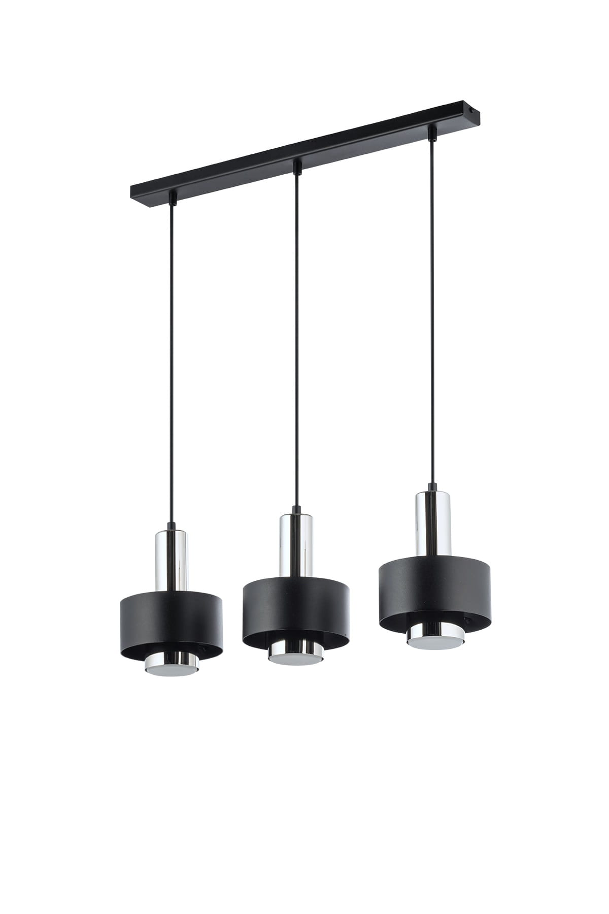 RIF LUX 3 czarny srebrny - lampa wisząca podłuzna, trzy klosze.jpg