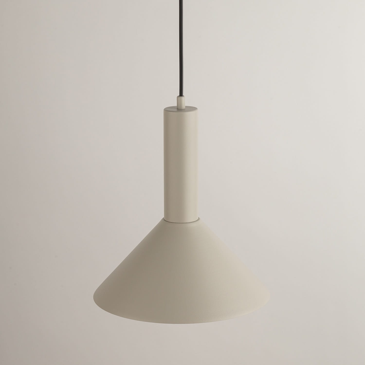 VITRUM stożek szary beż - lampa wisząca pojedyncza w stylu skandynawskim klosz (2).jpg