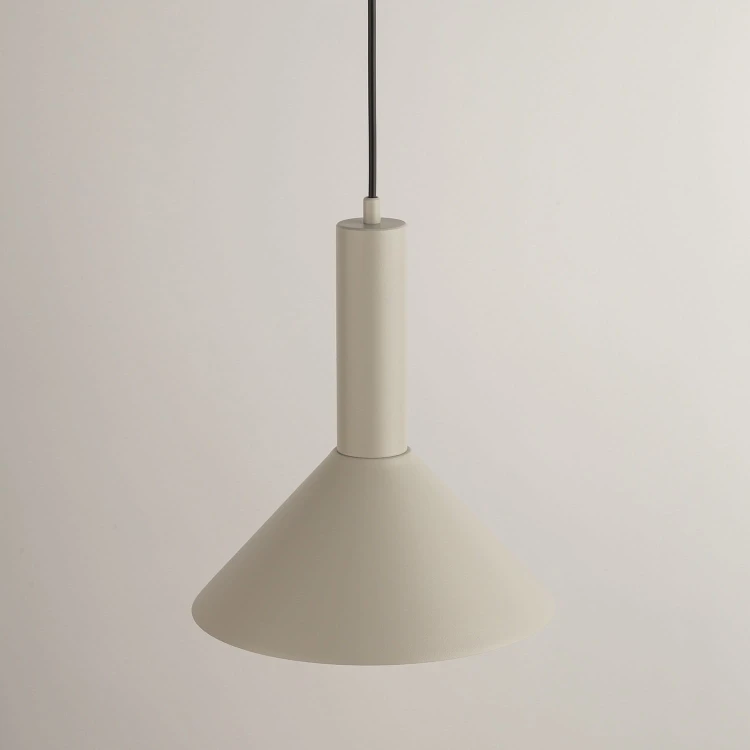 VITRUM stożek szary beż - lampa wisząca pojedyncza w stylu skandynawskim klosz (2).jpg